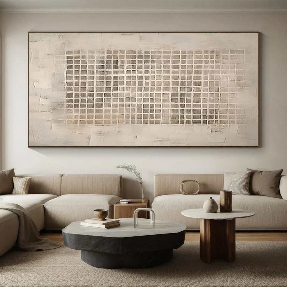 Offices Original Handmade Substantial Abstract Canvas Wall Art F31B7